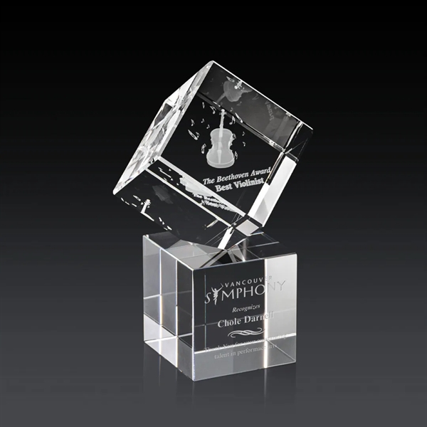 The 3D Burrill Award on Base is a perfectly polished cube... from ASI 84592 St Regis Group / St Regis