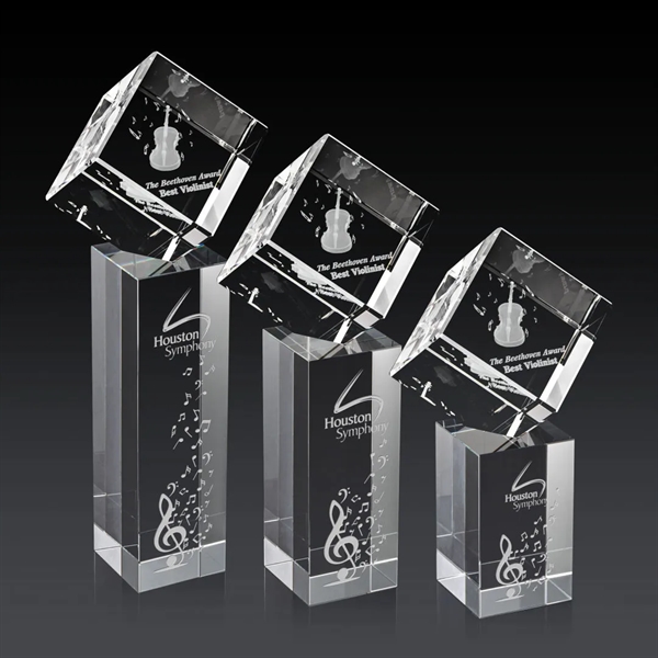 The 3D Burrill Award on Base is a perfectly polished cube... from ASI 84592 St Regis Group / St Regis