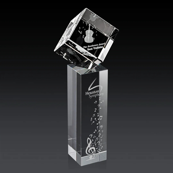 The 3D Burrill Award on Base is a perfectly polished cube... from ASI 84592 St Regis Group / St Regis