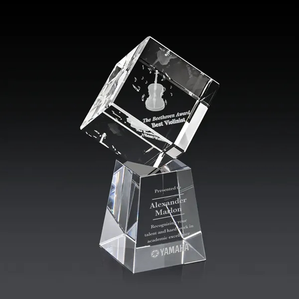 The 3D Burrill Award on Base is a perfectly polished cube... from ASI 84592 St Regis Group / St Regis