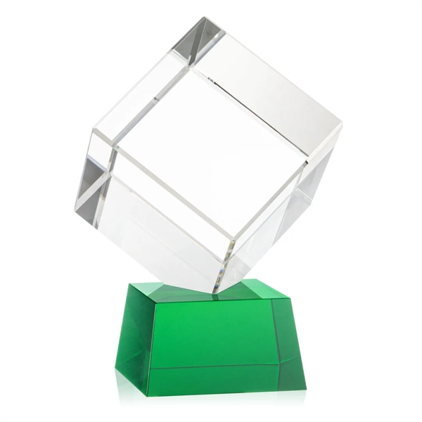 The Burrill VividPrint™ Award on Base is a perfectly polished cube... from ASI 84592 St Regis Group / St Regis