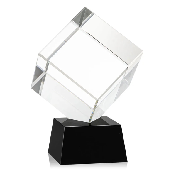 The Burrill VividPrint™ Award on Base is a perfectly polished cube... from ASI 84592 St Regis Group / St Regis