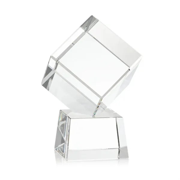 The Burrill VividPrint™ Award on Base is a perfectly polished cube... from ASI 84592 St Regis Group / St Regis