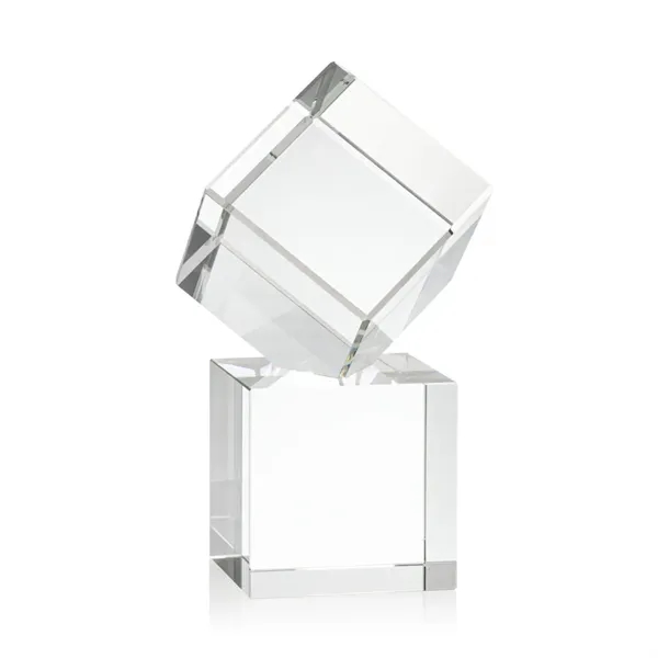 The Burrill VividPrint™ Award on Base is a perfectly polished cube... from ASI 84592 St Regis Group / St Regis