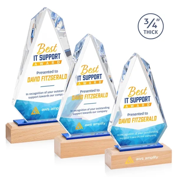 The Valencia VividPrint™ Award on beechwood base is a distinguished accolade... from ASI 84592 St Regis Group / St Regis