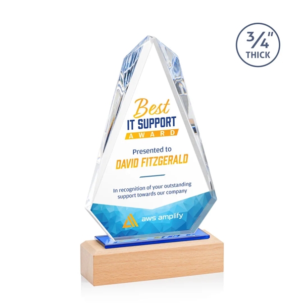 The Valencia VividPrint™ Award on beechwood base is a distinguished accolade... from ASI 84592 St Regis Group / St Regis