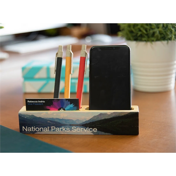 Wooden desk organizer.... from ASI 34415 Alpi International LTD