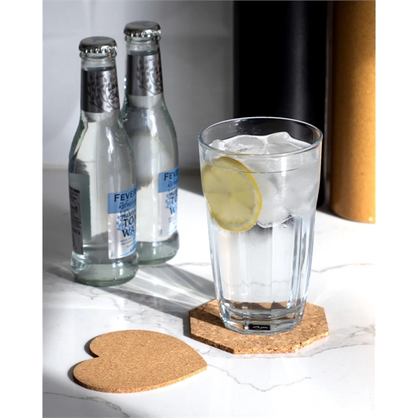 Heart shaped cork coaster.... from ASI 34415 Alpi International LTD