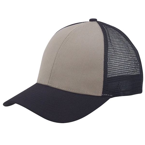 Six panel low crown trucker cap with fused buckram backing.... from ASI 68190 Lungsal / Lungsal