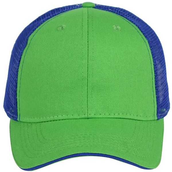Six panel low crown trucker cap with fused buckram backing.... from ASI 68190 Lungsal / Lungsal