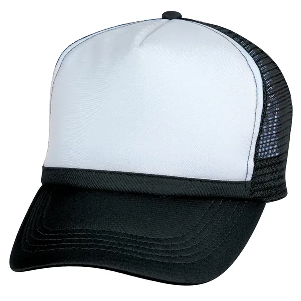 Trucker cap made with poly-foam front and nylon mesh back. Features... from ASI 68190 Lungsal / Lungsal