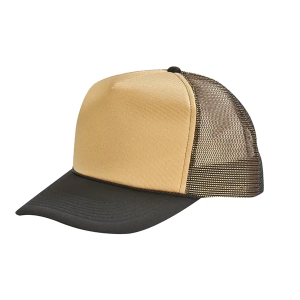 Five panel luminescent trucker cap with poly-foam front and mesh backing.... from ASI 68190 Lungsal / Lungsal