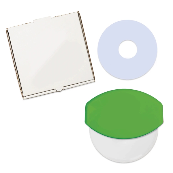 Delivery set with pizza cutter inside a pizza box with a... from ASI 54040 Fey Promo / Mi Line by Fey