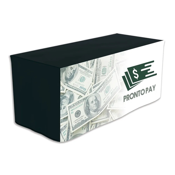 30" x 30" x 72" polyester poplin four-sided table cover and... from ASI 36558 Aprons, Etc.