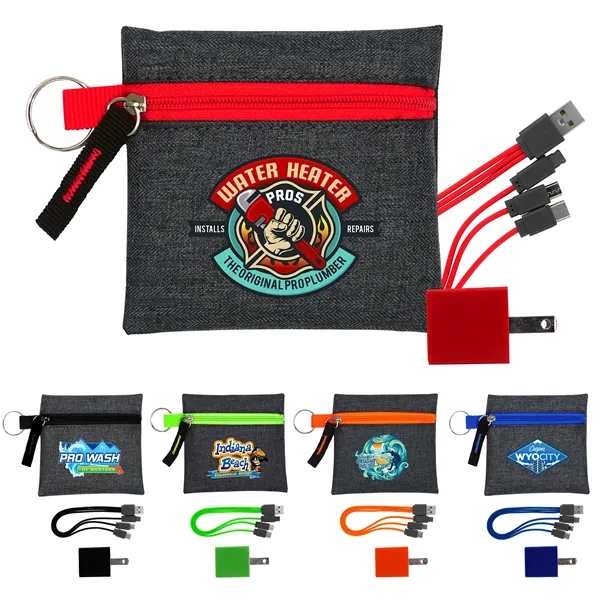 G Line Colorful Cable & Wall Charger Set... from ASI 30208 A P Specialties / AP Specialties