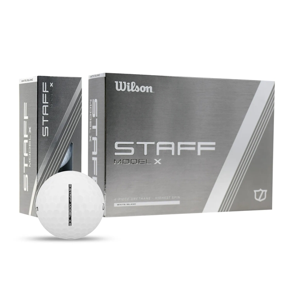 Wilson Staff Model X golf ball; Box contains 12 white balls... from ASI 38120 Ball Pro / Diversified Quality Kitchenware