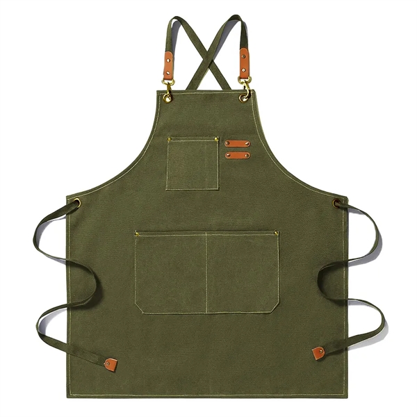 high end artisan, 100% 16 oz. cotton canvas apron, 27"W x... from ASI 36558 Aprons, Etc.