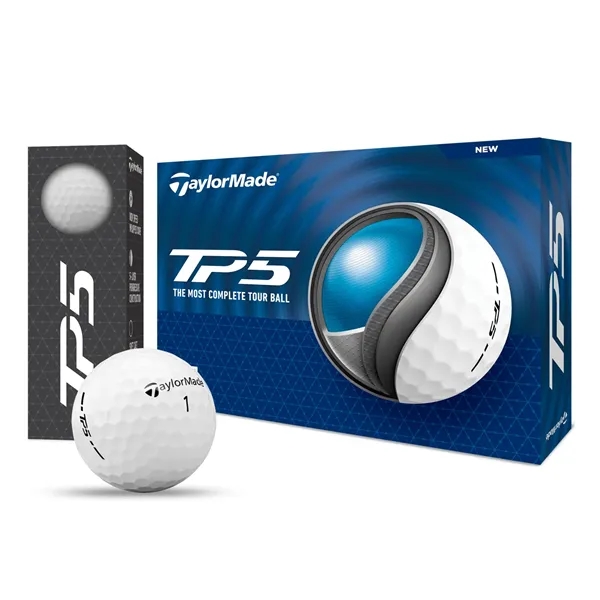 TaylorMade TP5 golf balls, box contains 12 white balls and includes... from ASI 38120 Ball Pro / Diversified Quality Kitchenware