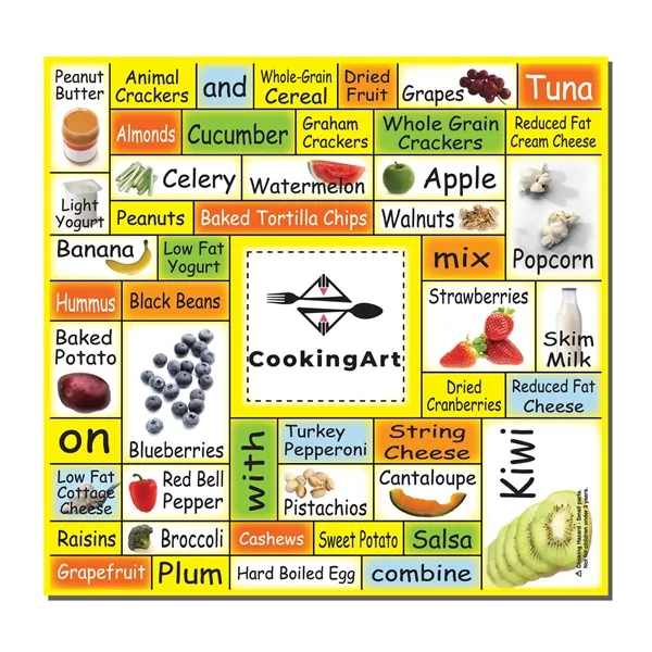 Words plus rectangle magnet with 49 small multi-cut pieces and a... from ASI 54040 Fey Promo / Magna-Tel by Fey