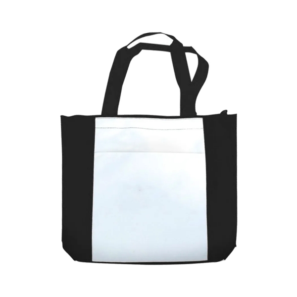Polyester zipper tote bag with large zipper main compartment.... from ASI 31517 Admart Products / Admart Line
