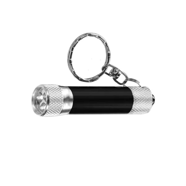 Metal LED flashlight keychain with laser engraving on 1 location... from ASI 37218 Athena Promo (tm)