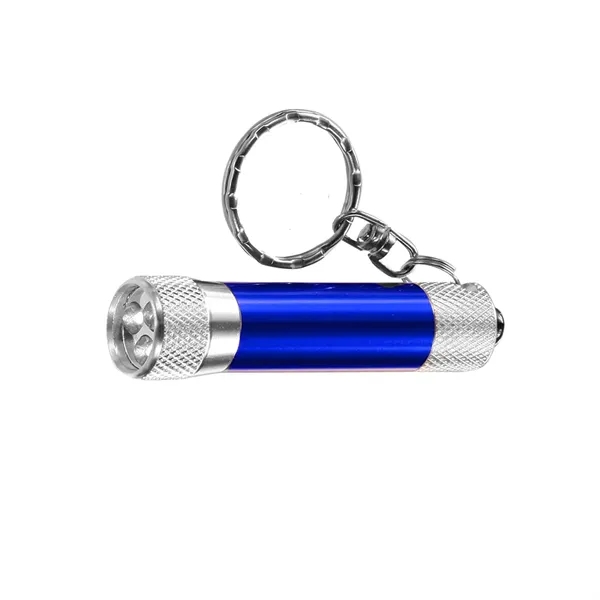 Metal LED flashlight keychain with laser engraving on 1 location... from ASI 37218 Athena Promo (tm)