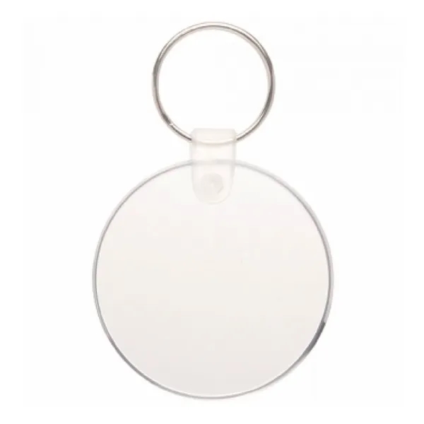 Round soft tag keychain plus 1 color silkscreen imprint on 1... from ASI 37218 Athena Promo (tm)