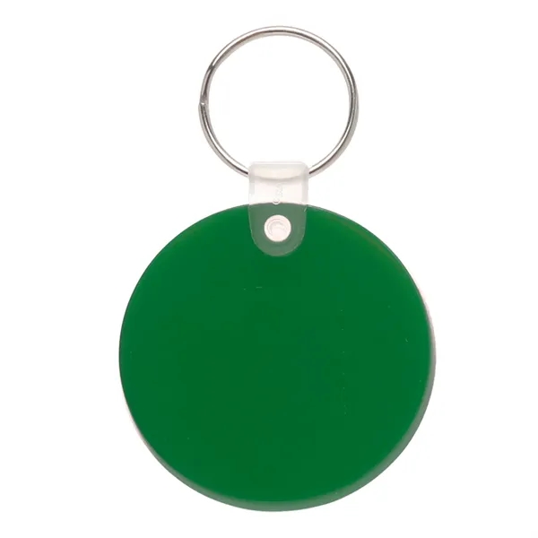 Round soft tag keychain plus 1 color silkscreen imprint on 1... from ASI 37218 Athena Promo (tm)