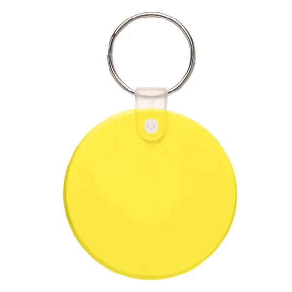 Round soft tag keychain plus 1 color silkscreen imprint on 1... from ASI 37218 Athena Promo (tm)