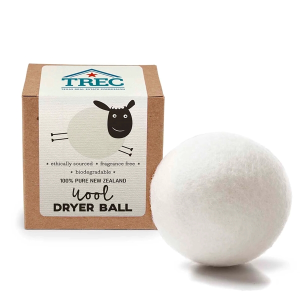 Single pack of New Zealand wool laundry dryer balls.... from ASI 63549 Jornik Manufacturing Corp