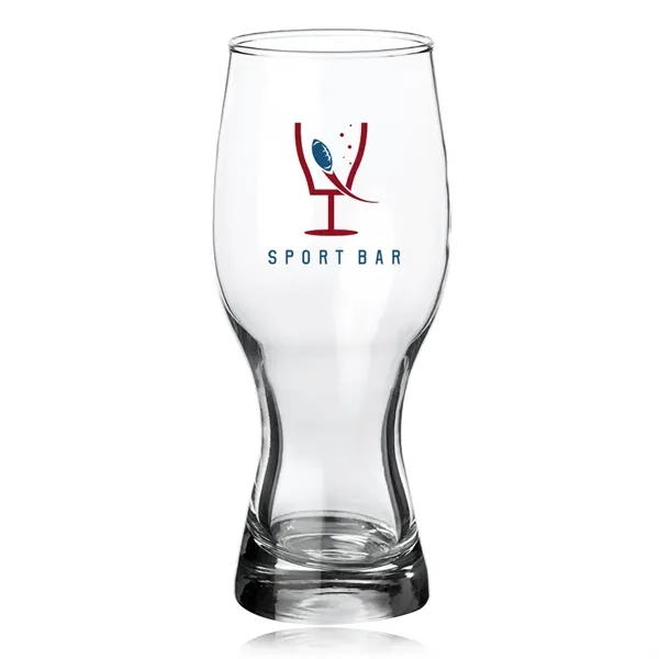 14 oz. pilsner glasses with wide mouth and thick base.... from ASI 39552 BEL Promo