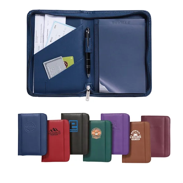 Junior padfolio with two slant pockets, pen holder, writing pad, and... from ASI 86565 Seville Gear