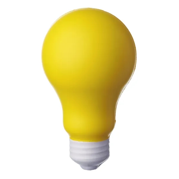 Light bulb shaped stress ball made of PU material.... from ASI 39552 BEL Promo