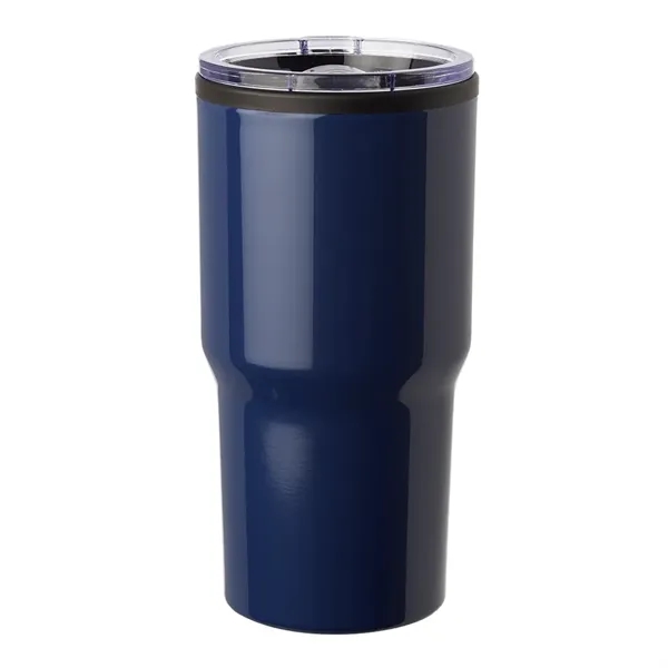 16 oz. stainless steel travel mug with clear plastic slider lid.... from ASI 39552 BEL Promo