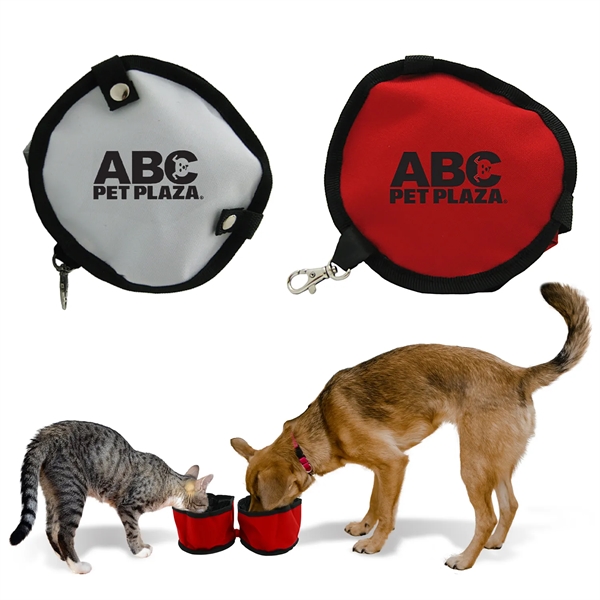 This collapsible bowl is great for travelers with dogs, cats and... from ASI 52710 Lincoln Line