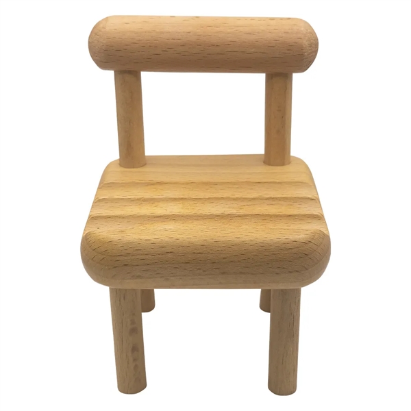 Wooden chair-shaped phone holder.... from ASI 34415 Alpi International LTD