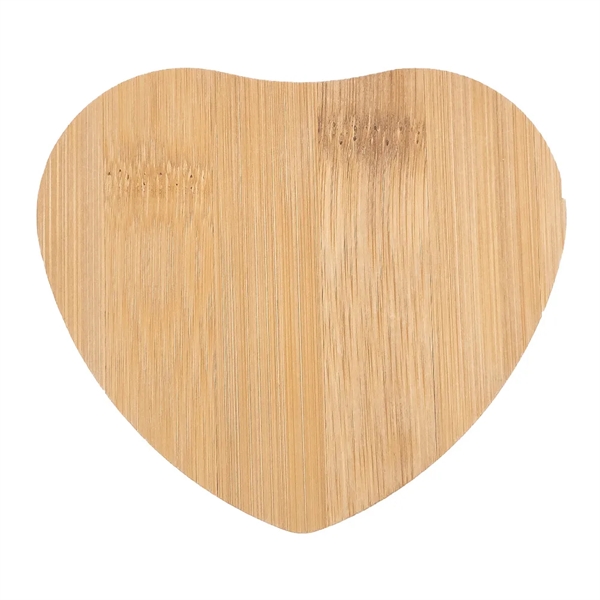 Heart shaped wooden beverage coaster.... from ASI 34415 Alpi International LTD