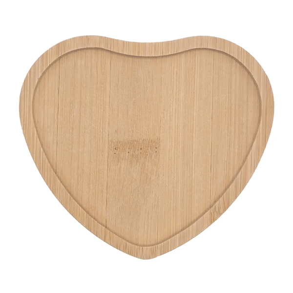 Heart shaped wooden beverage coaster.... from ASI 34415 Alpi International LTD