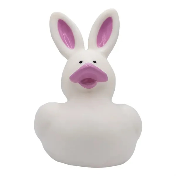 2" x 2.75" bunny shaped rubber duck.... from ASI 34415 Alpi International LTD