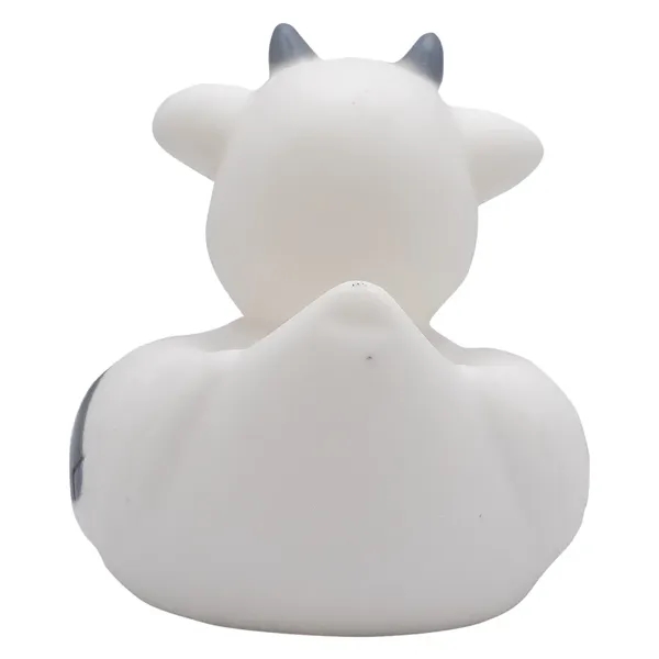 2" x 2.25" mini cow shaped rubber duck.... from ASI 34415 Alpi International LTD