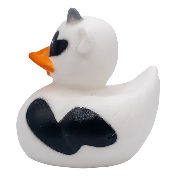 2" x 2.25" mini cow shaped rubber duck.... from ASI 34415 Alpi International LTD