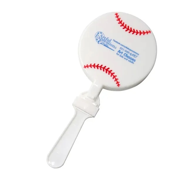Baseball themed hand clapper/noisemaker.... from ASI 34415 Alpi International LTD