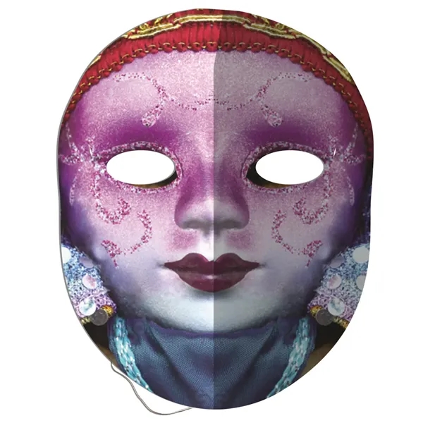 3D oval mask made from 14 pt. high density white paper... from ASI 67620 Lion Circle Corp / Lion/Circle