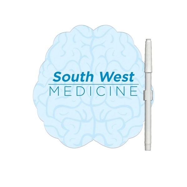 Brain shaped memo board with dry erase marker and two magnets.... from ASI 67620 Lion Circle Corp / Lion/Circle
