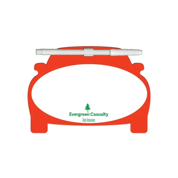 Car shaped memo board with dry erase marker and two magnets.... from ASI 67620 Lion Circle Corp / Lion/Circle