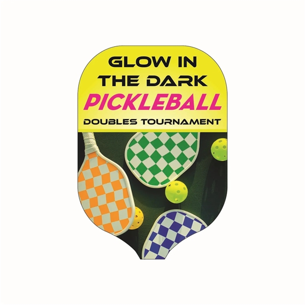 Pickleball racquet shaped hand fan without a stick.... from ASI 67620 Lion Circle Corp / Lion/Circle
