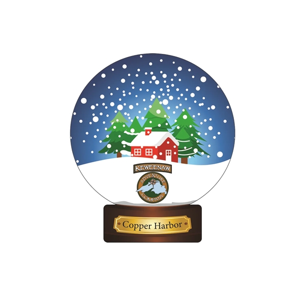 Snow globe shaped hand fan without a stick.... from ASI 67620 Lion Circle Corp / Lion/Circle