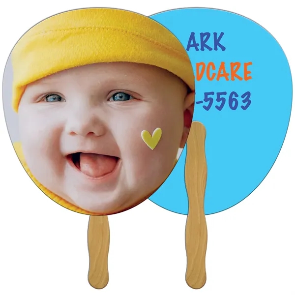 Full color 20 pt. film laminated paper board elliptical fan.... from ASI 67620 Lion Circle Corp / Lion/Circle