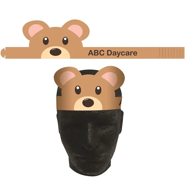 Teddy bear shaped headband made from 14 pt. high density paper... from ASI 67620 Lion Circle Corp / Lion/Circle