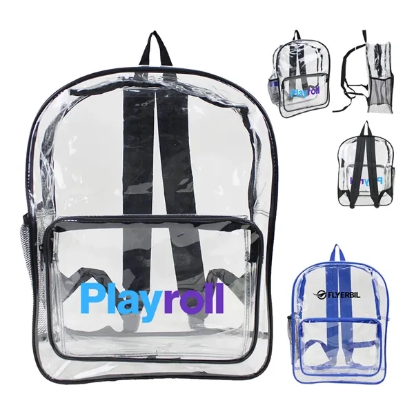 Clear vinyl backpack.... from ASI 31517 Admart Products / Admart Line